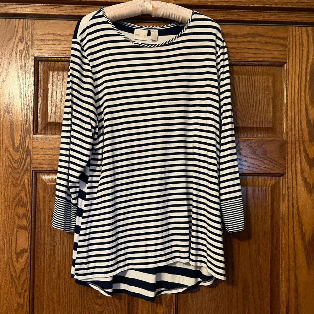 Navy stripe sweater